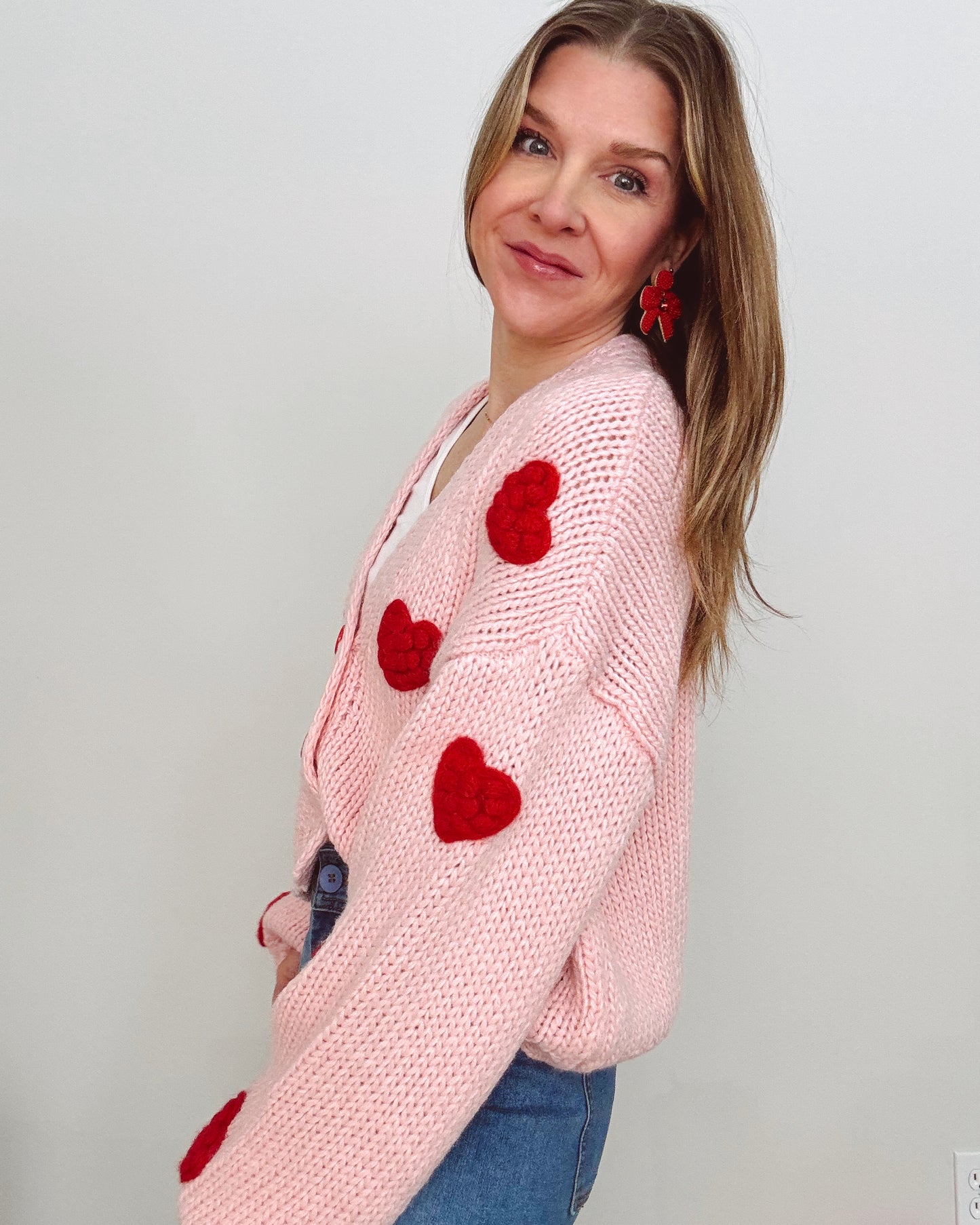 Bubble Heart Cardigan