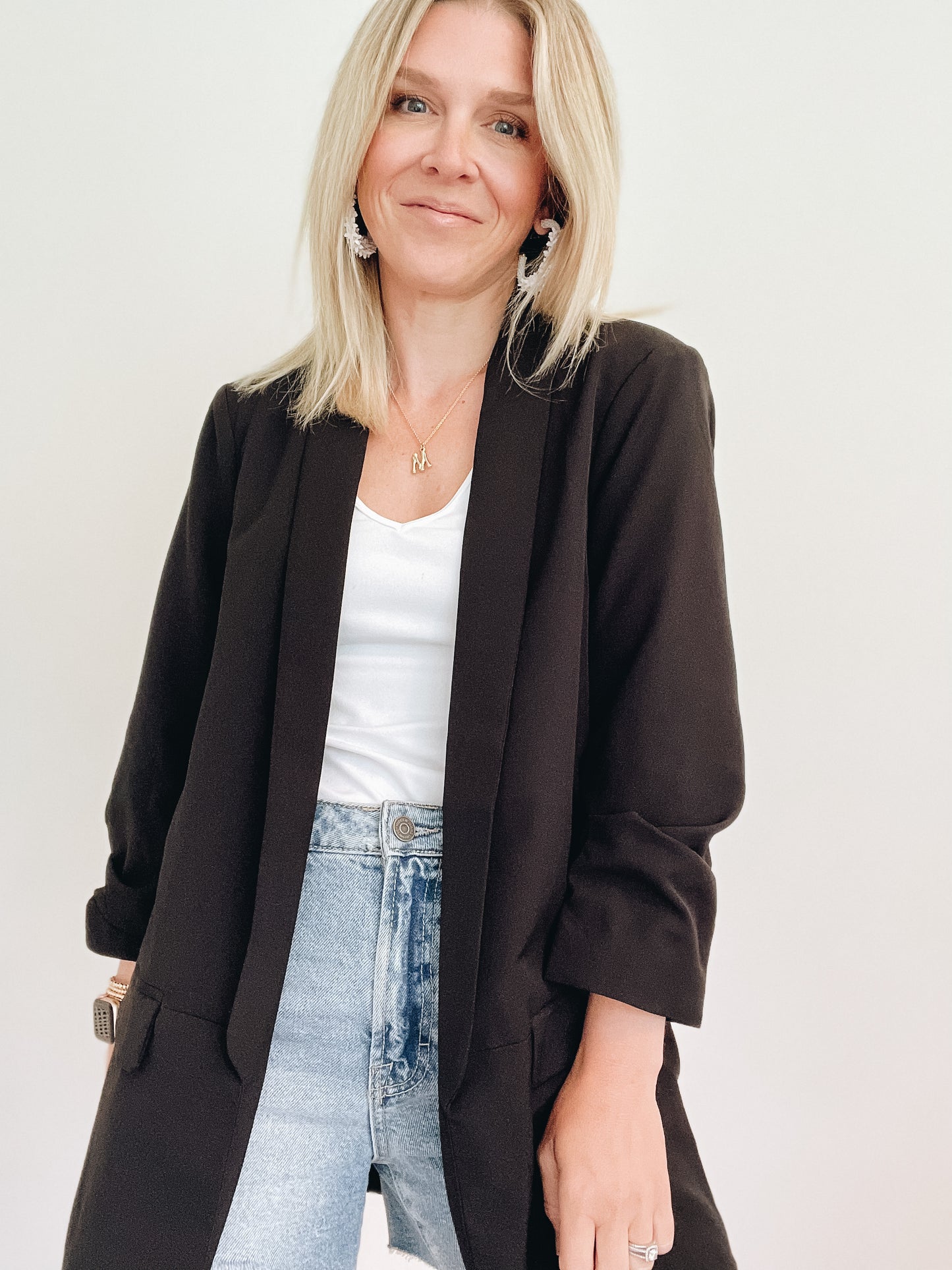 Boss Lady Boyfriend Blazer - Black