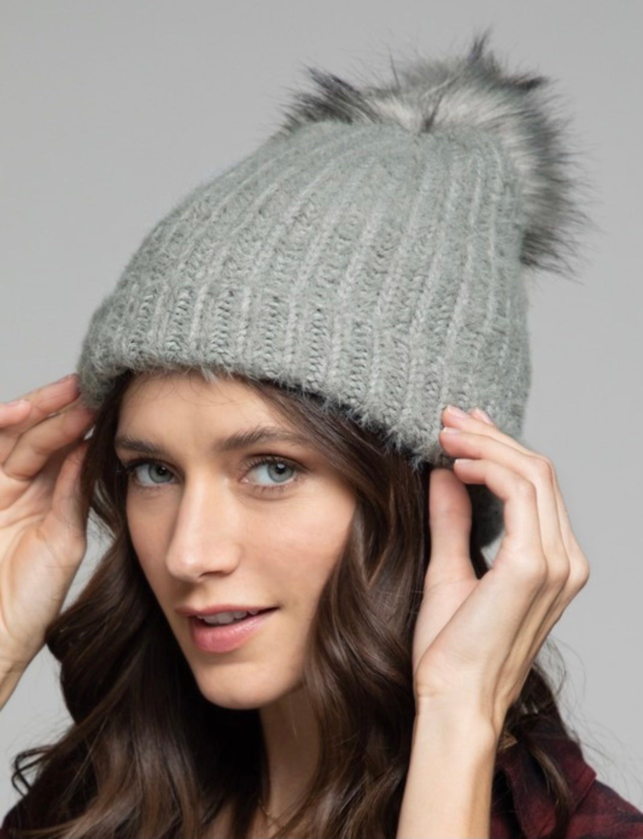 Fuzzy Beanie Hat