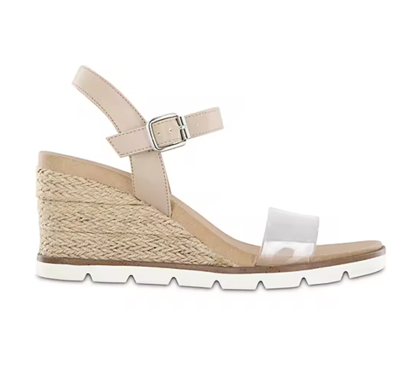 Brady Clear Wedge Sandal