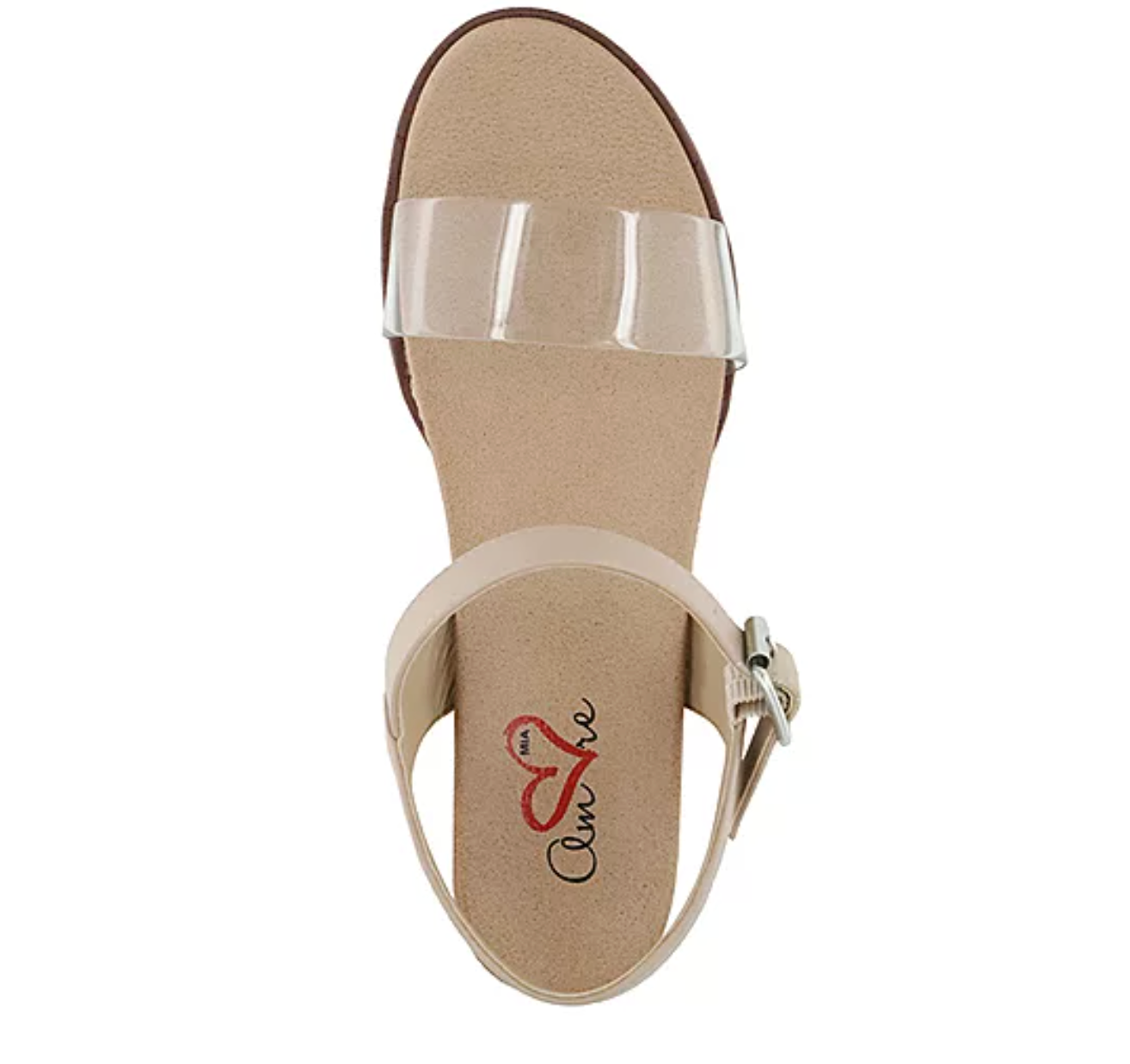 Brady Clear Wedge Sandal
