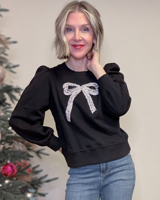 Sparkle Ribbon Sweatshirt