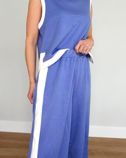 Off Duty Contrast Trim Pant