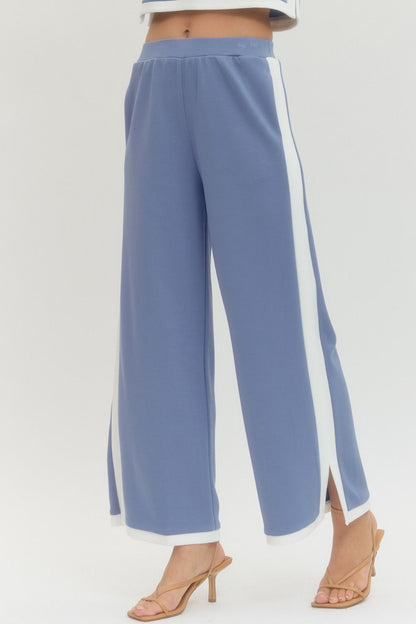 Off Duty Contrast Trim Pant