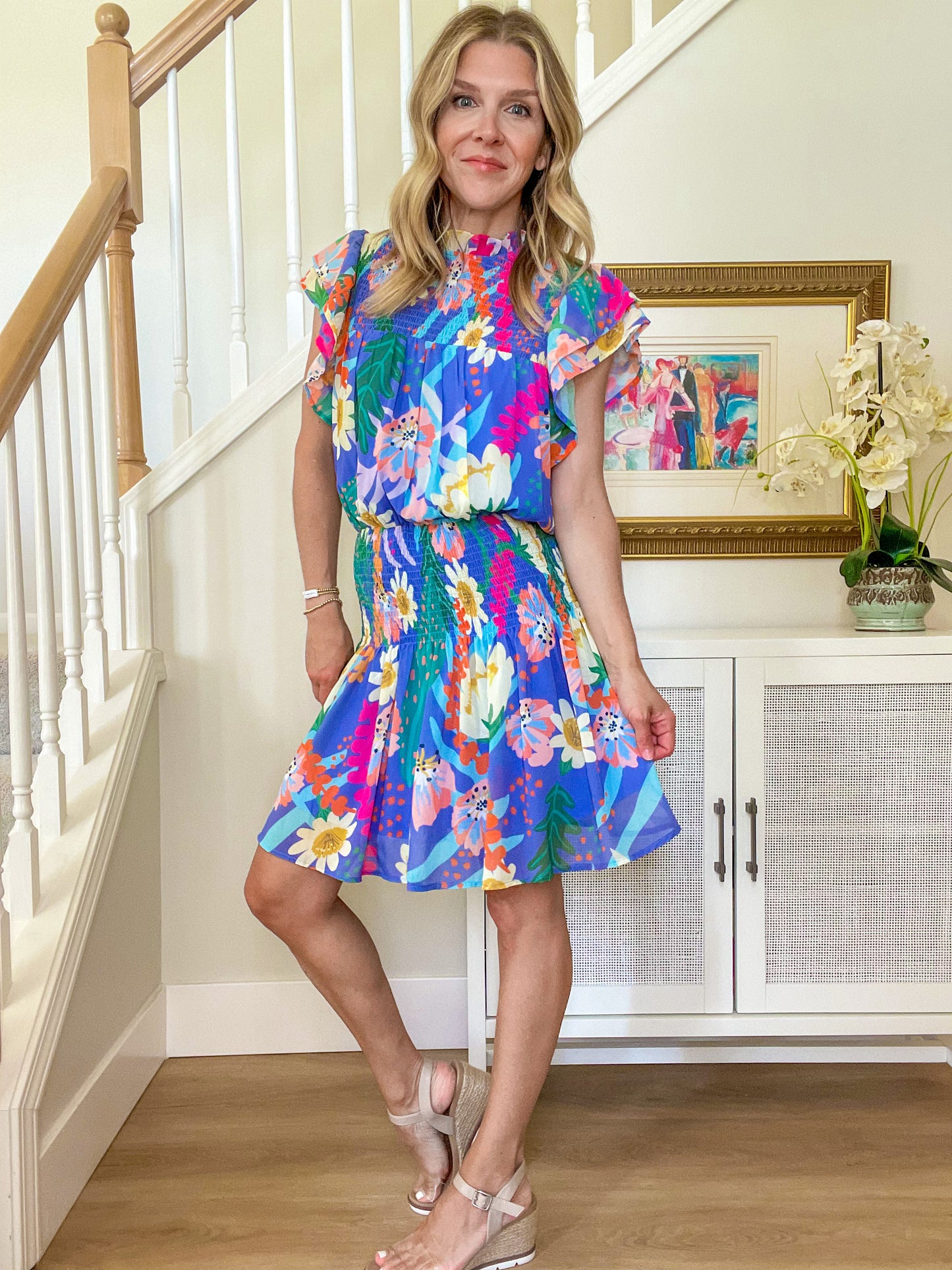 Shake it Up Floral Mini Dress