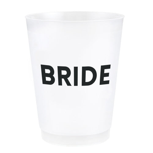 Frosted Cup 6 pk - Bride Squad